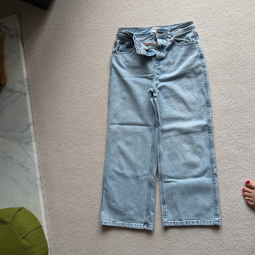 Sézane Light Blue Wide Leg Women's Jeans